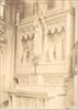 Basiliek: altaar in de eerste kapel; evangeliezijde
